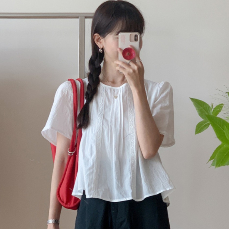 Summer Youth Clothing - Chemisier Femme Style Doux à Bordure