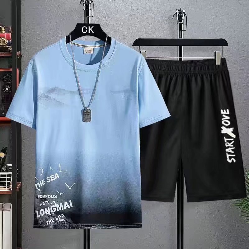 Summer Youth Clothing - Ensemble short et t-shirt à séchage