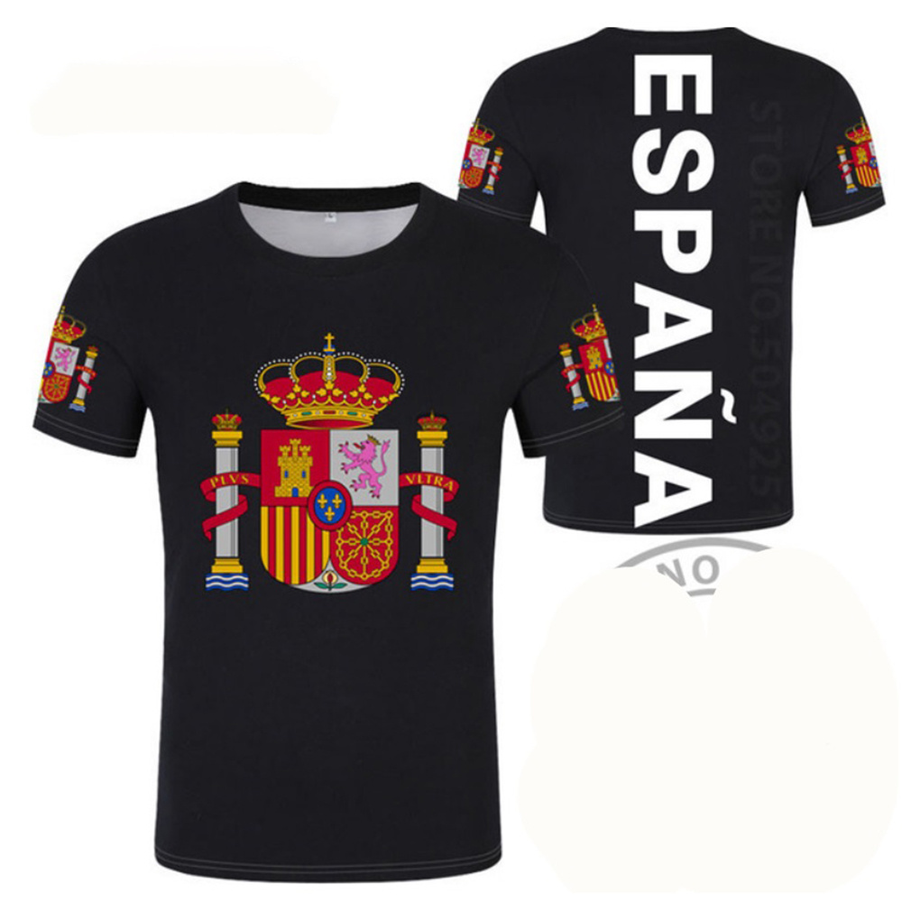 Summer Clothing In Spanish - Maillot de Football d'espagne 3D fier