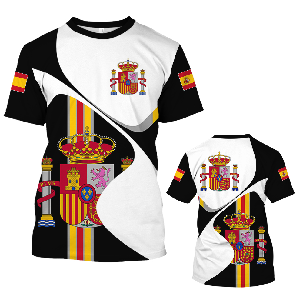 Summer Clothing In Spanish - T-shirt à manches courtes vintage pour