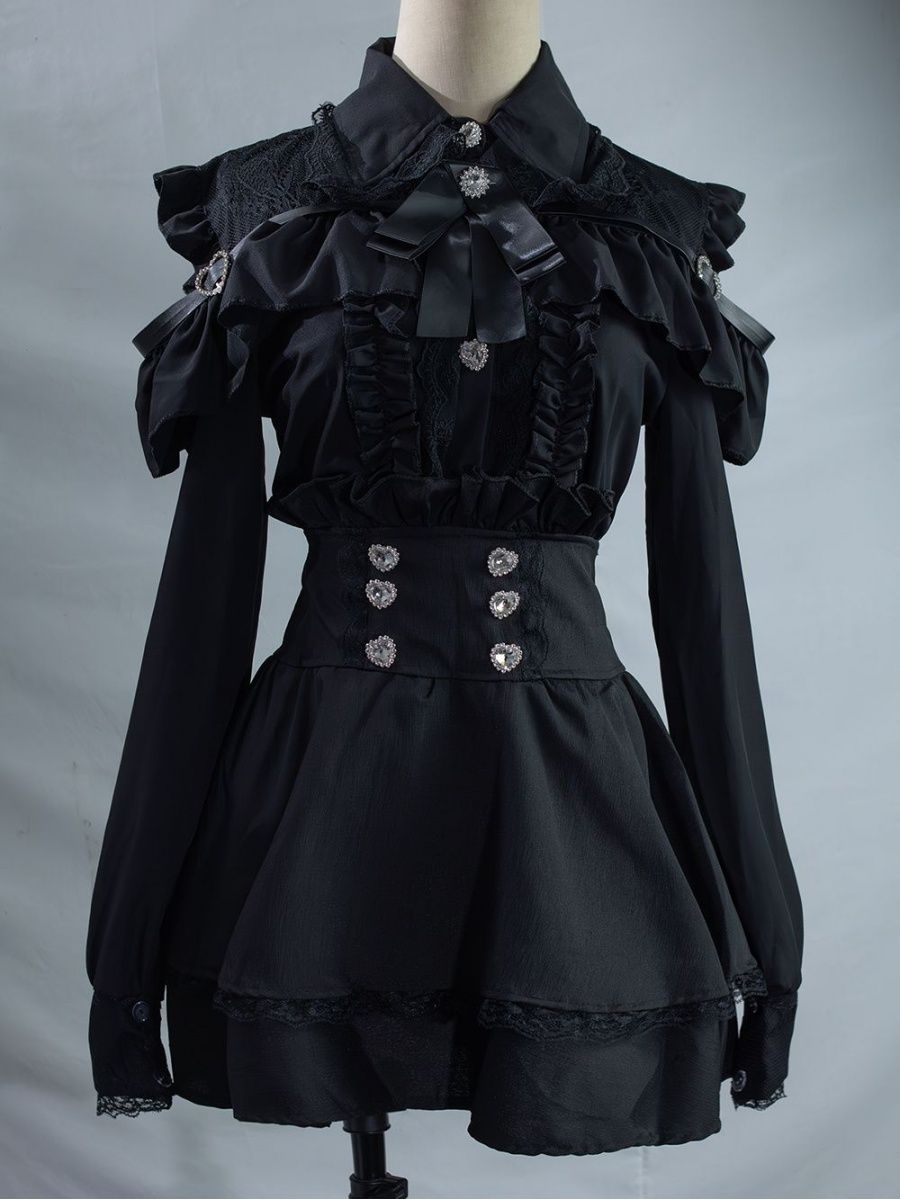 Off Shoulder Blouse - Ensemble 2 pièces uniforme JK de