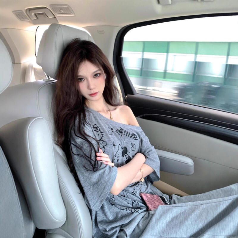 Off Shoulder Blouse - Chemisier de protection solaire Hello Kitty