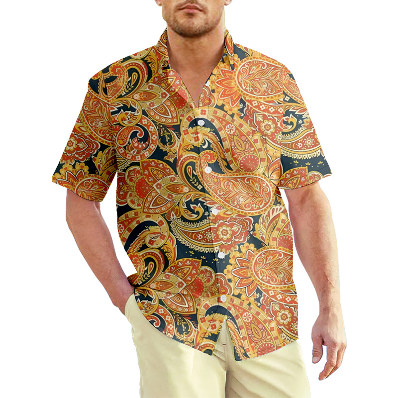 Summer Clothing India - Chemises à motifs paisley College en
