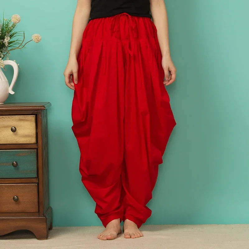 Summer Clothing India - Pantalon Plissé en Coton Multicolore, Style