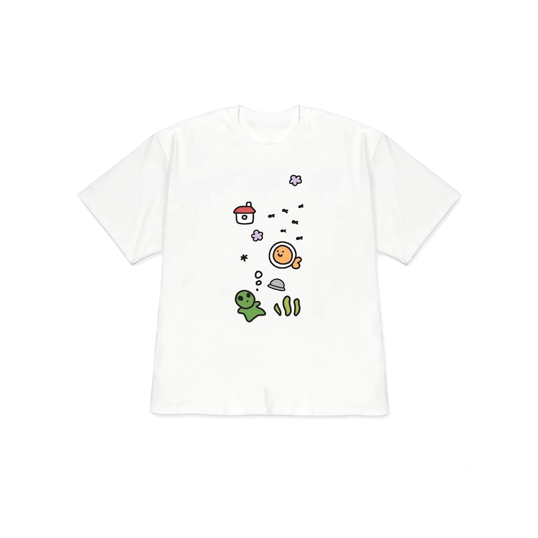 Summer Clothing Reviews - T-shirt de style coréen dessiné à