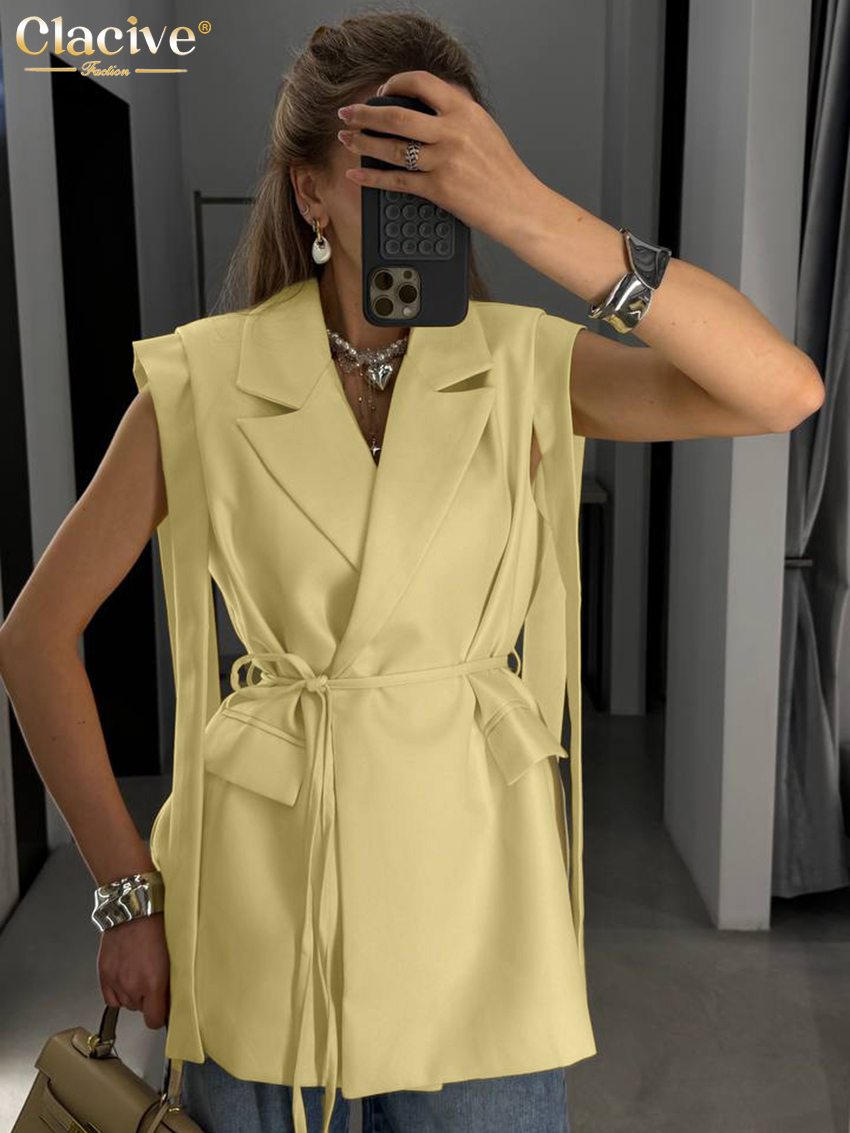 Chemisier ample jaune Clacive  - Yellow Summer Clothing avis et prix
