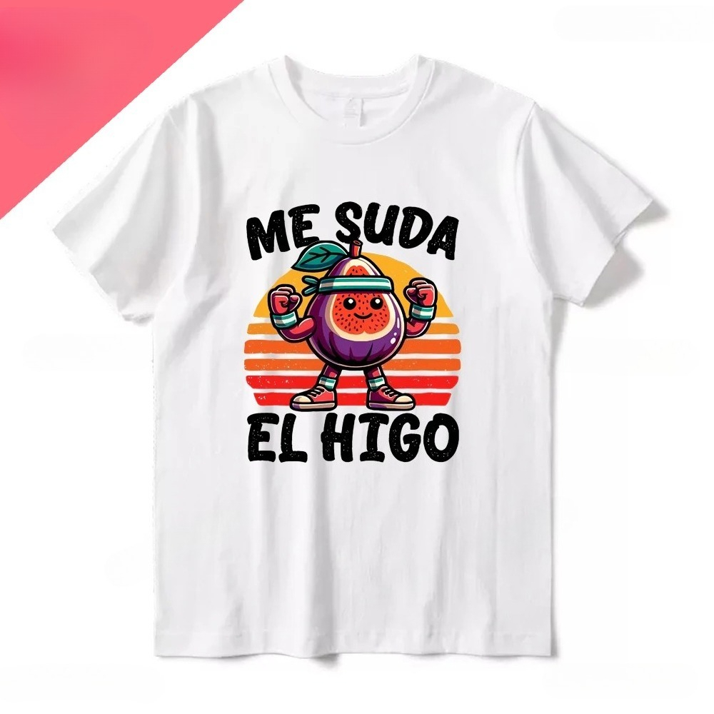 Me Suda El Nabo T-shirt imprim - Summer Clothing In Spanish avis et prix
