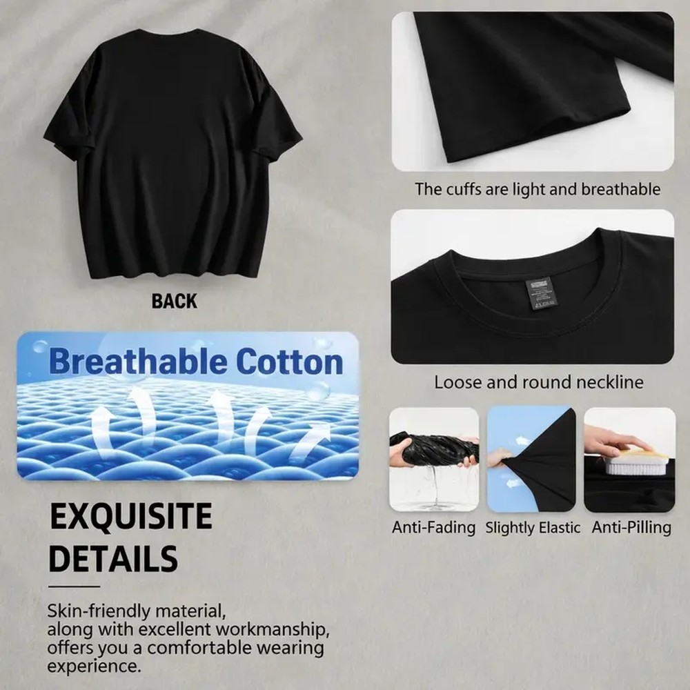 T-shirt graphique à manches co - Summer Clothing Wear avis et prix