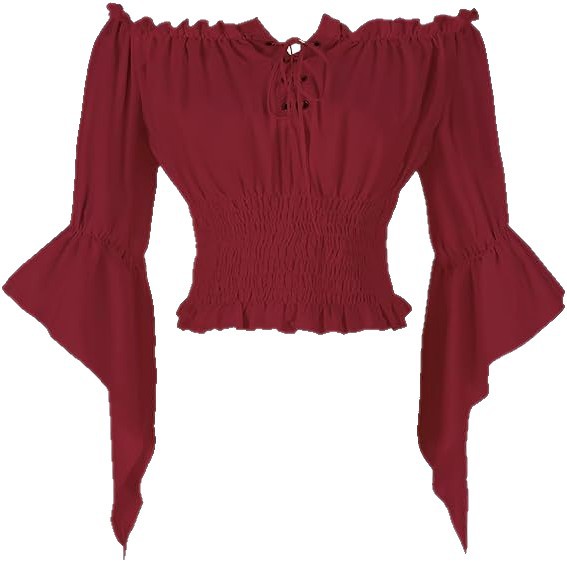 Blouse Vintage Femme Style Ari - Off Shoulder Blouse avis et prix
