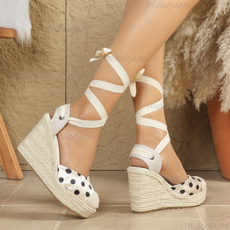 Nouvelles sandales compensées  - Espadrille Sandal Women avis et prix