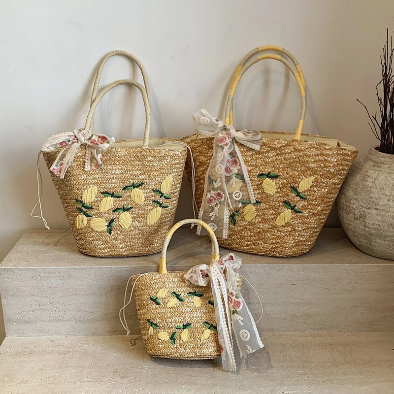 Sac à bandoulière de plage de  - Beach Bag Straw avis et prix