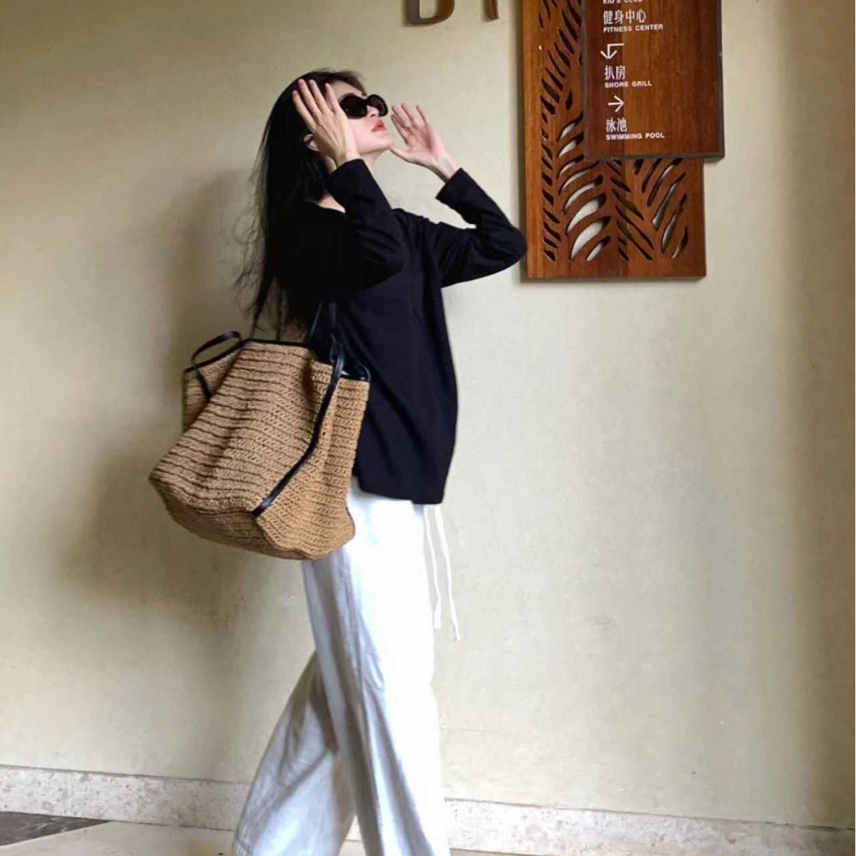 Nouveaux sacs de créateurs tis - Beach Bag Straw avis et prix