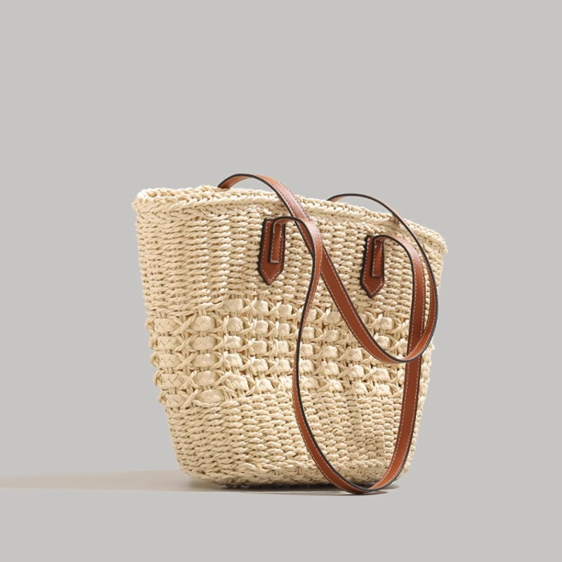 Fourre-tout en paille pliable  - Beach Bag Straw avis et prix