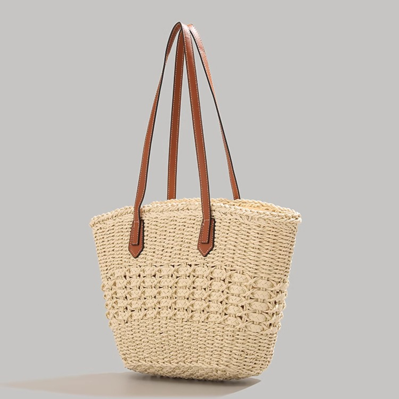 Fourre-tout en paille pliable  - Beach Bag Straw avis et prix