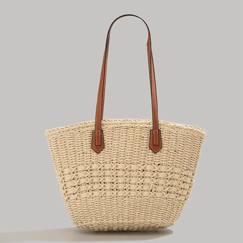Fourre-tout en paille pliable  - Beach Bag Straw avis et prix