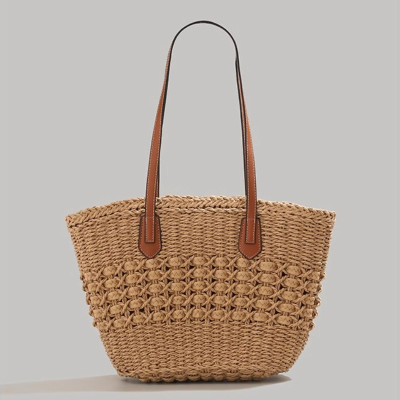 Fourre-tout en paille pliable  - Beach Bag Straw avis et prix