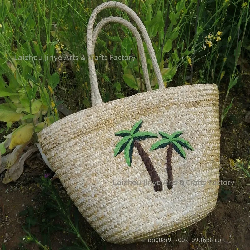 Sac seau en paille de blé tres - Beach Bag Straw avis et prix