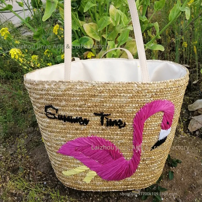 Sac seau en paille de blé tres - Beach Bag Straw avis et prix