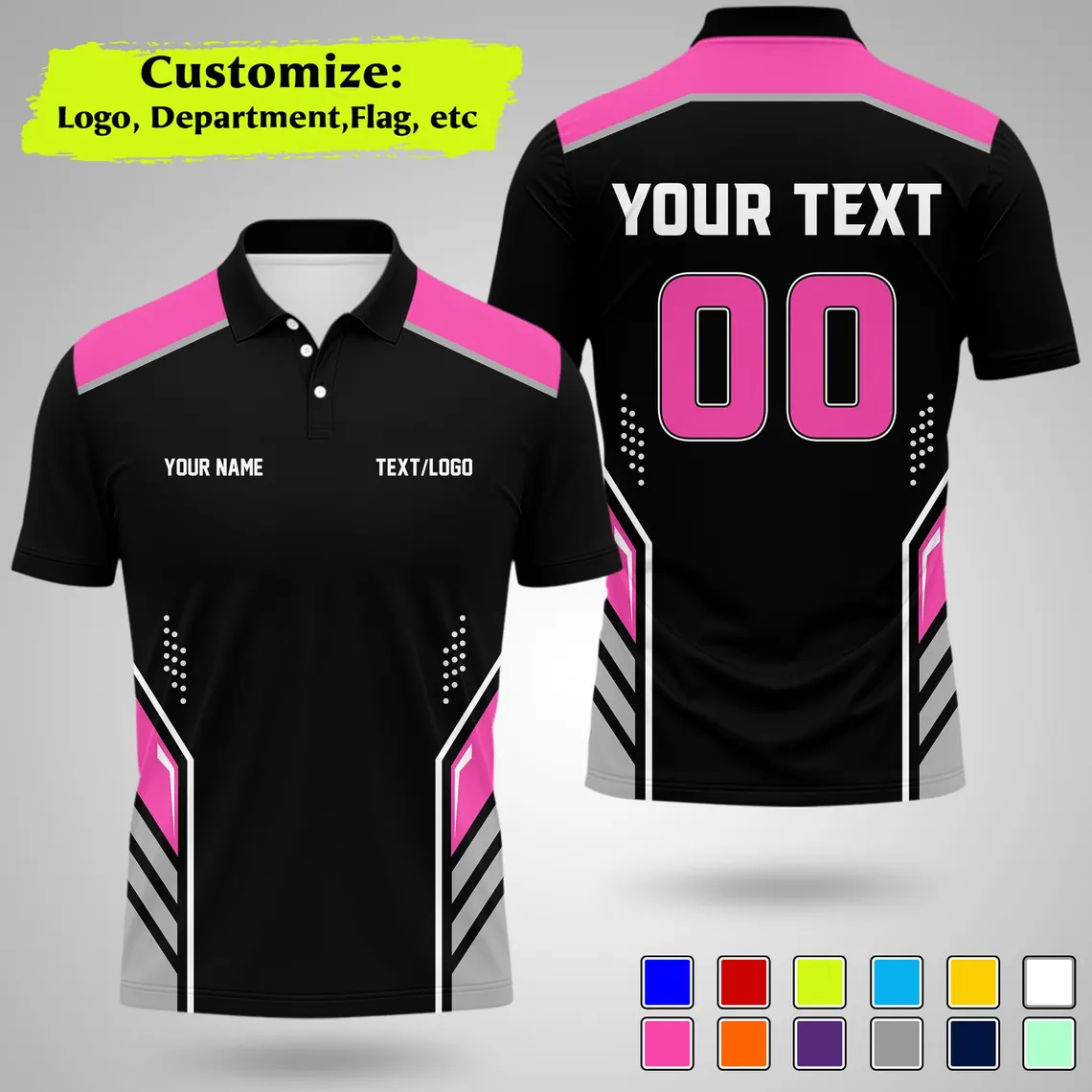 Nouveau Polo d'équipe personna - Summer Clothing Names avis et prix