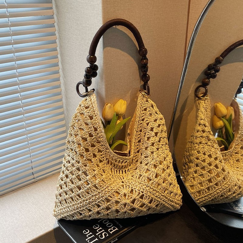 Sac à bandoulière en paille tr - Beach Bag Straw avis et prix