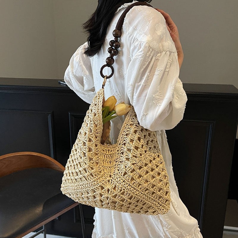 Sac à bandoulière en paille tr - Beach Bag Straw avis et prix