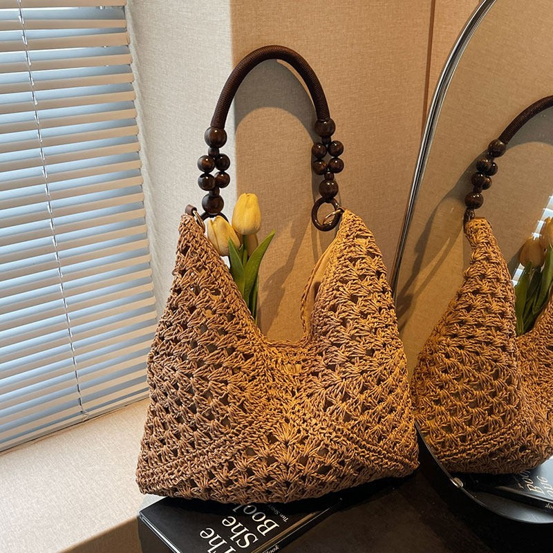 Sac à bandoulière en paille tr - Beach Bag Straw avis et prix