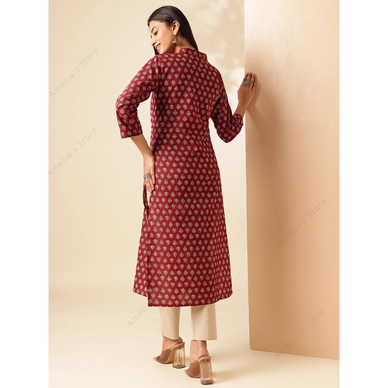 Robe longue Kurti indienne pou - Summer Clothing India avis et prix