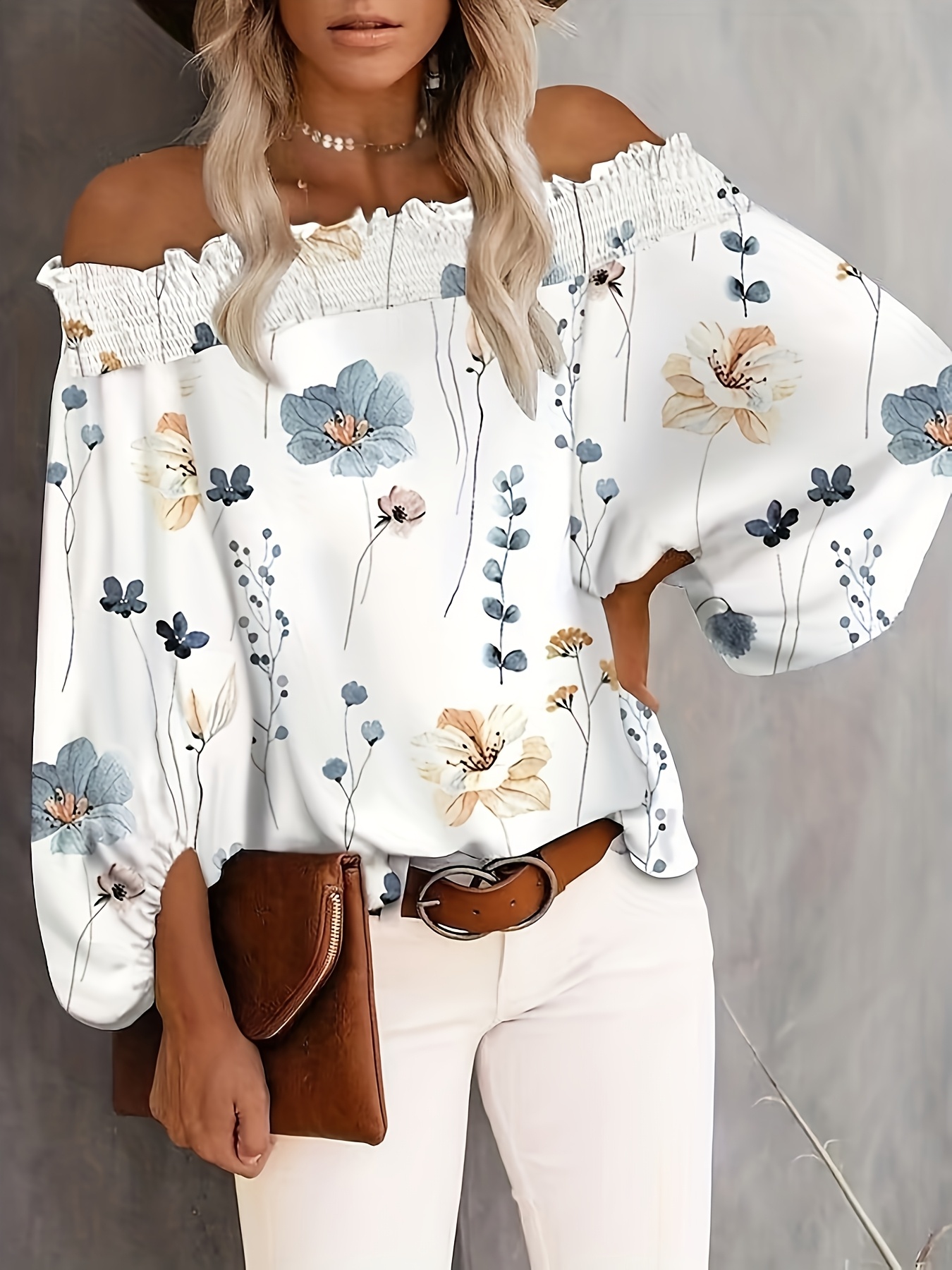 Nouvelle Blouse Décontractée G - Off Shoulder Blouse avis et prix