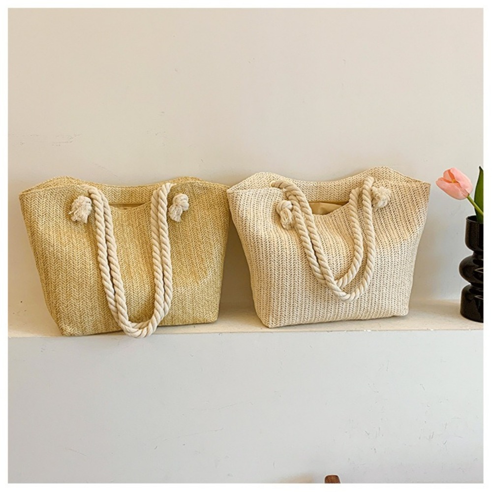 Nouveau sac de plage d'été gra - Beach Bag Straw avis et prix