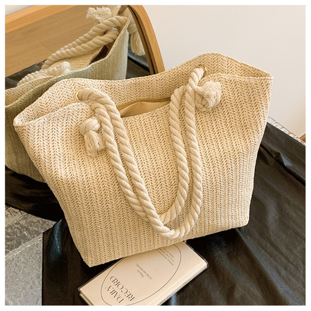 Nouveau sac de plage d'été gra - Beach Bag Straw avis et prix