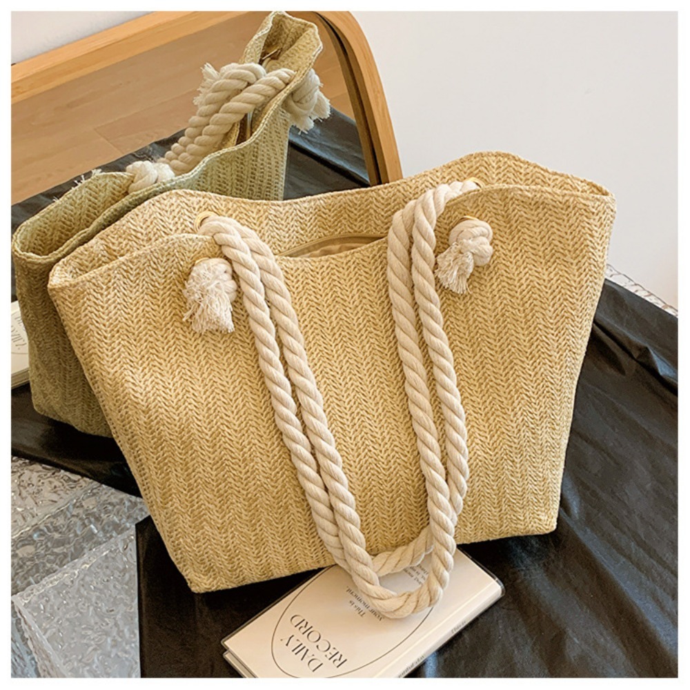 Nouveau sac de plage d'été gra - Beach Bag Straw avis et prix