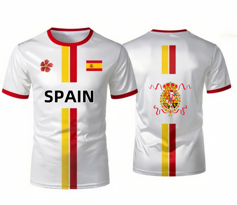 T-shirt de football espagnol 2 - Summer Clothing In Spanish avis et prix