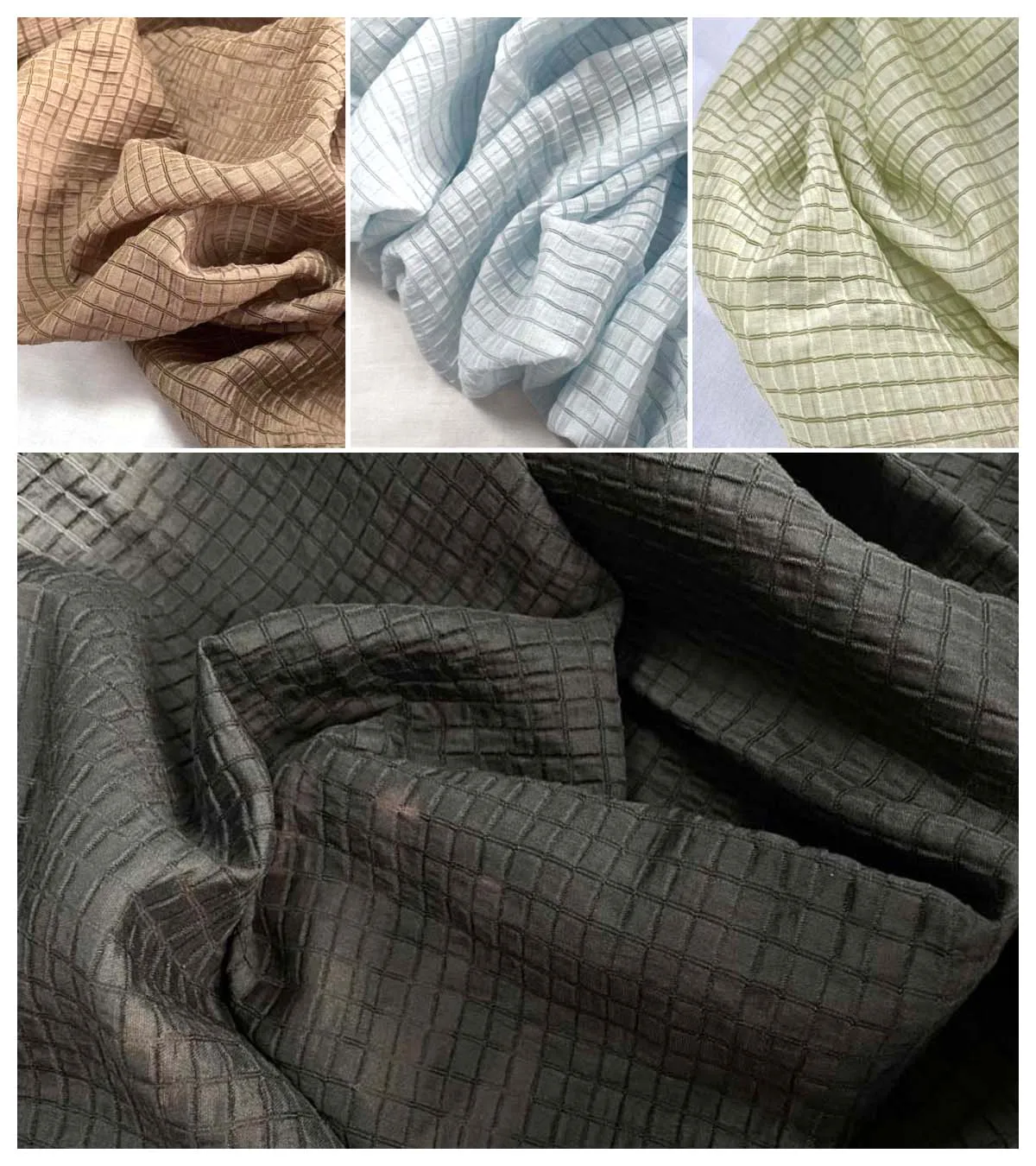 Tissu à carreaux jaune crème,  - Yellow Summer Clothing avis et prix