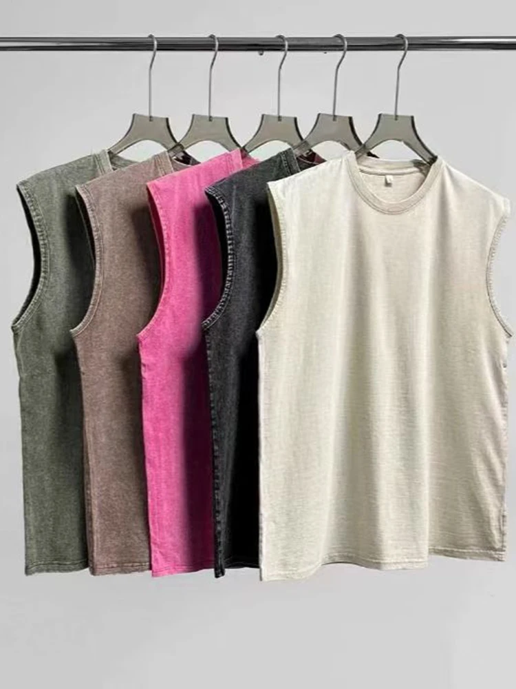 Débardeur en coton délavé pour - Summer Clothing Men 2025 avis et prix