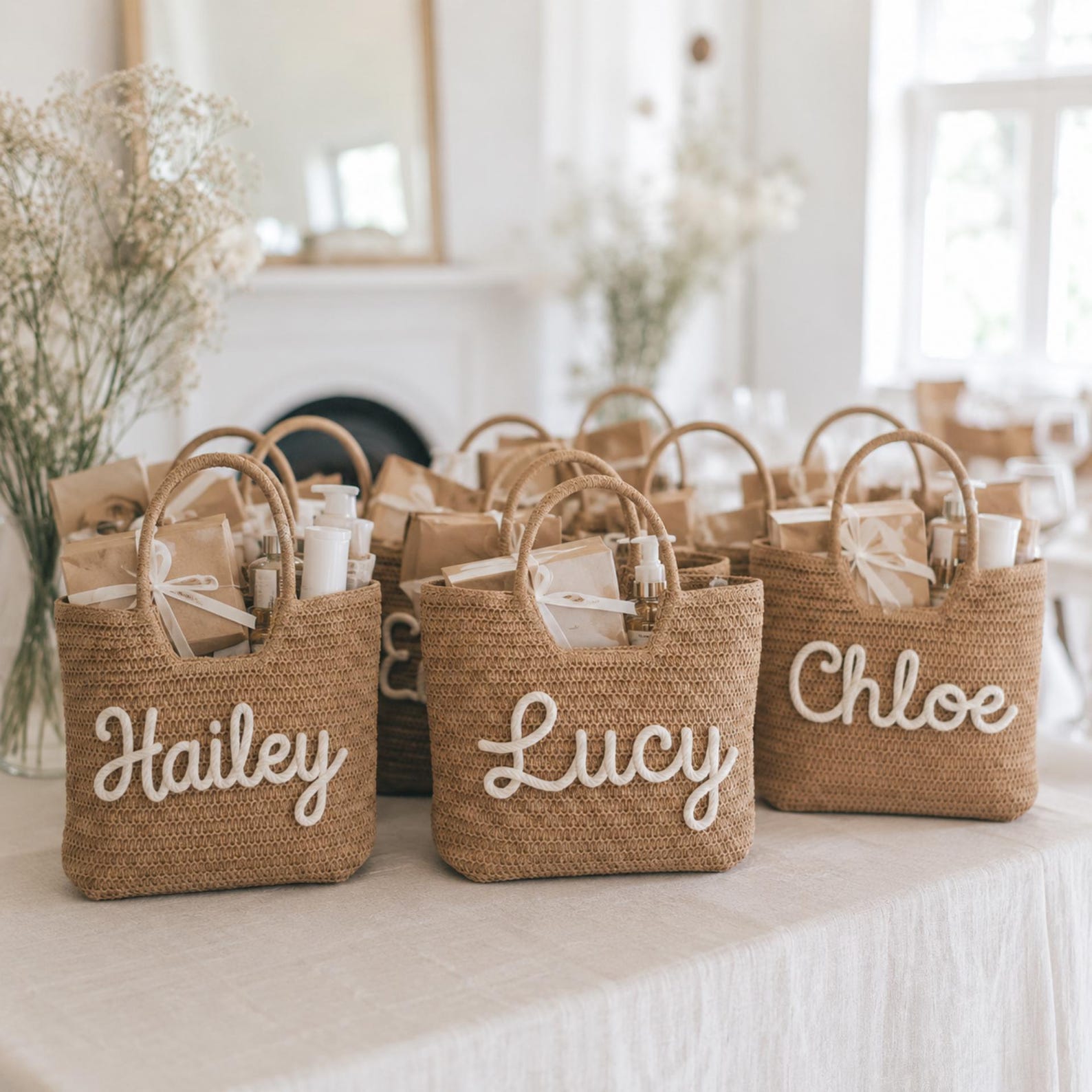Sac fourre-tout personnalisé,  - Beach Bag Straw avis et prix