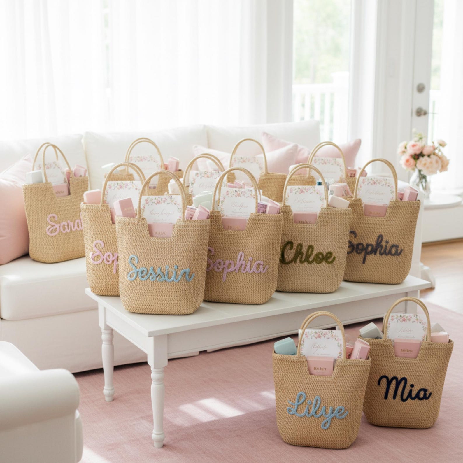 Sac fourre-tout personnalisé,  - Beach Bag Straw avis et prix