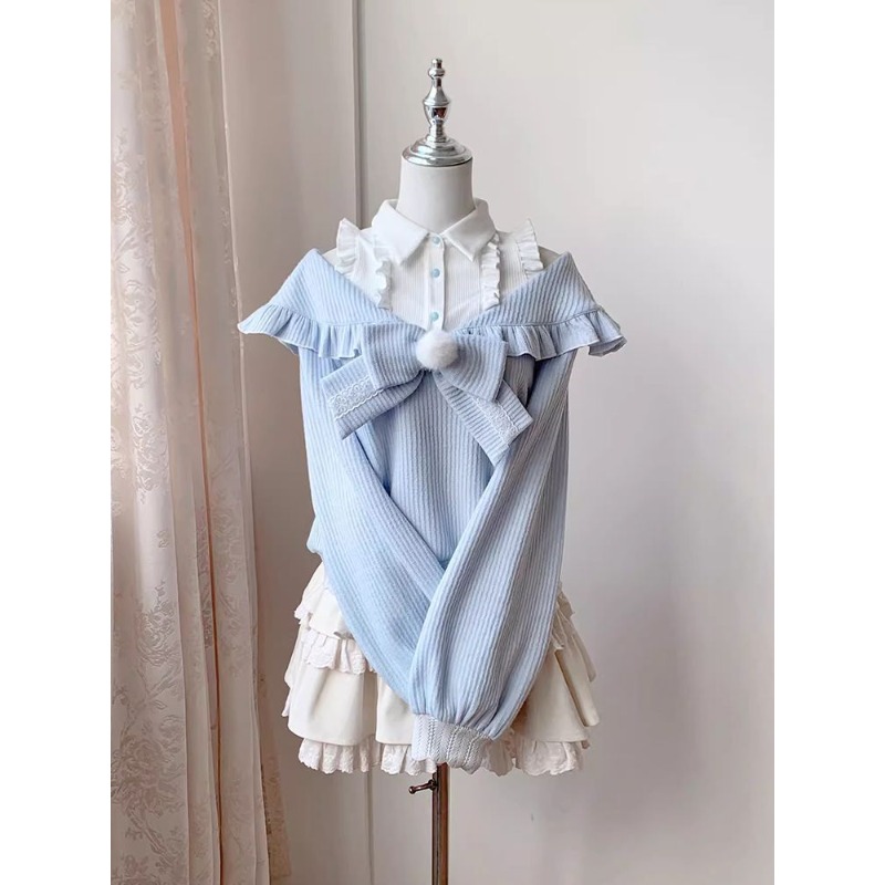 Ensemble 2 pièces Kawaii Soft  - Off Shoulder Blouse avis et prix