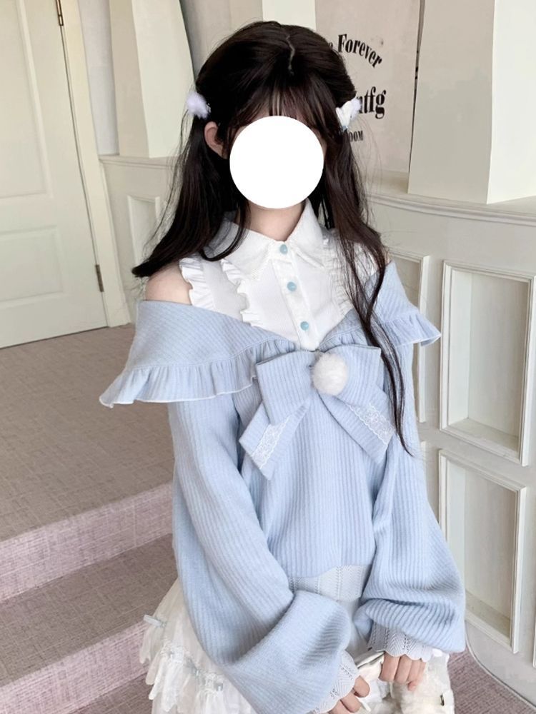 Ensemble 2 pièces Kawaii Soft  - Off Shoulder Blouse avis et prix