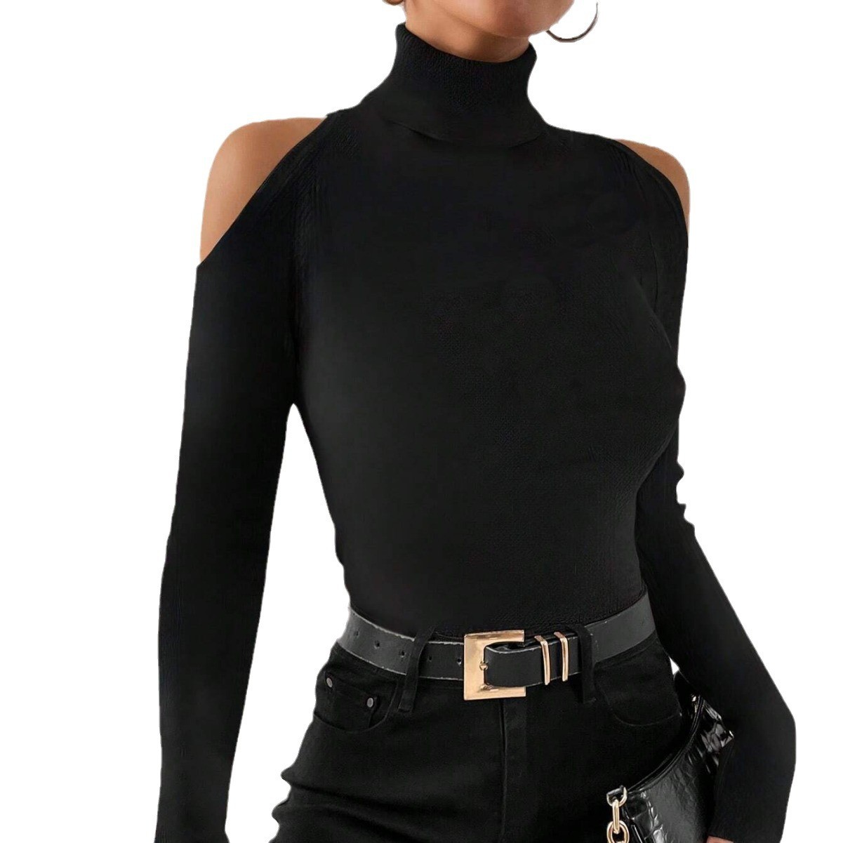 Chemisier élégant pour femme à - Off Shoulder Blouse avis et prix