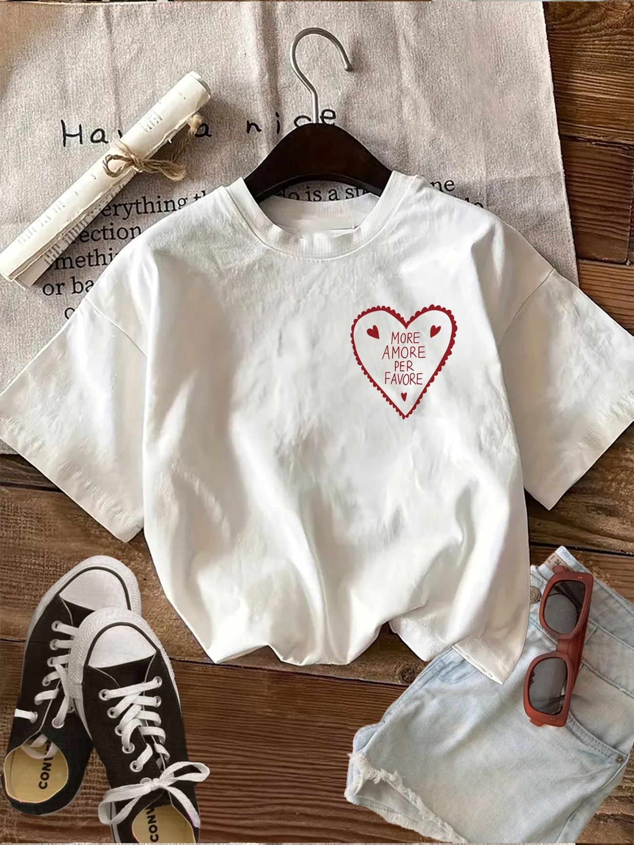 T-shirt pour femme « More Amor - Summer Clothing In Spanish avis et prix