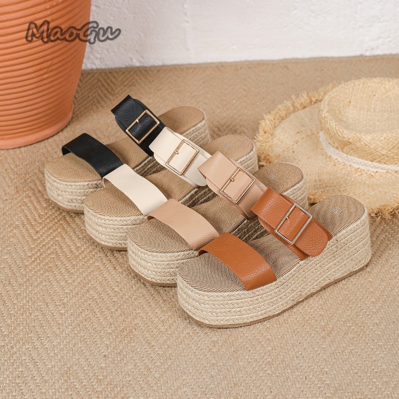 Sandales compensées à platefor - Espadrille Sandal Women avis et prix