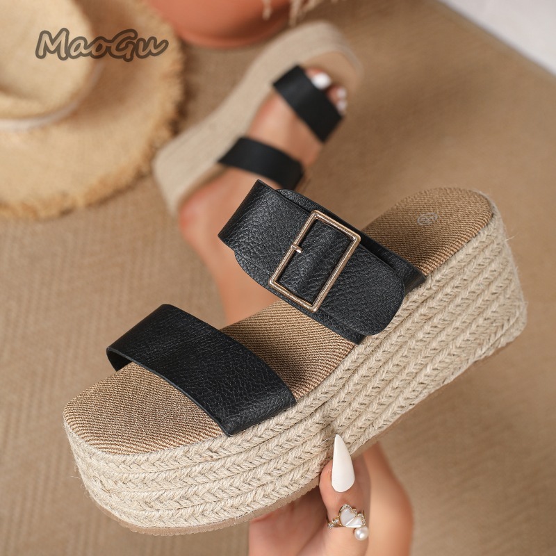 Sandales compensées à platefor - Espadrille Sandal Women avis et prix