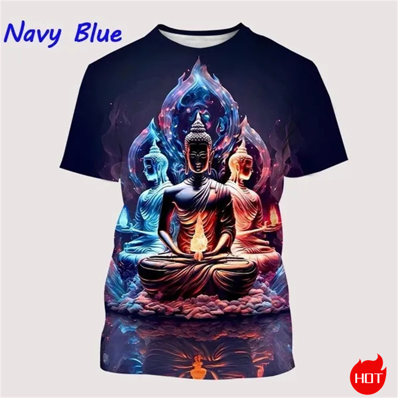 T-shirt bouddhiste Shakyamuni  - Summer Clothing India avis et prix