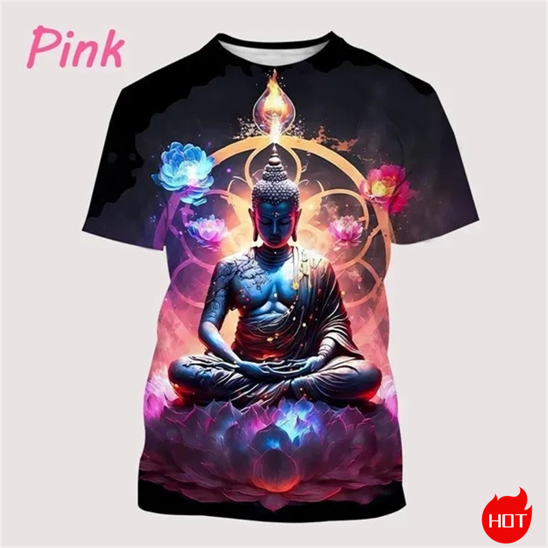 T-shirt bouddhiste Shakyamuni  - Summer Clothing India avis et prix