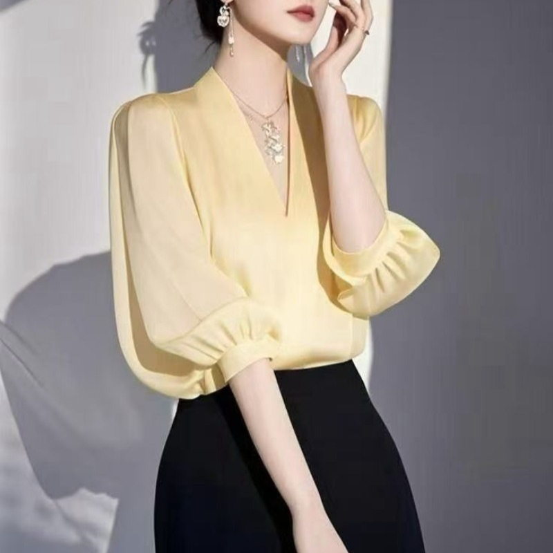 Chemisiers Vintage en mousseli - Yellow Summer Clothing avis et prix