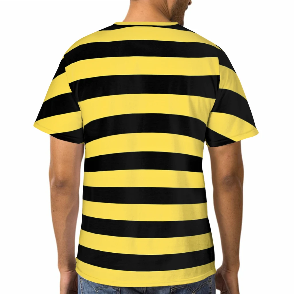 T-shirt rayé noir et jaune ave - Yellow Summer Clothing avis et prix