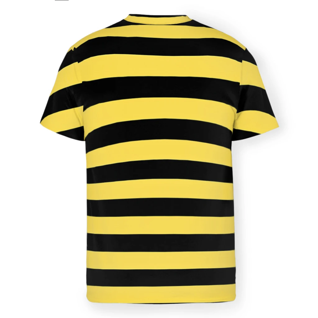 T-shirt rayé noir et jaune ave - Yellow Summer Clothing avis et prix