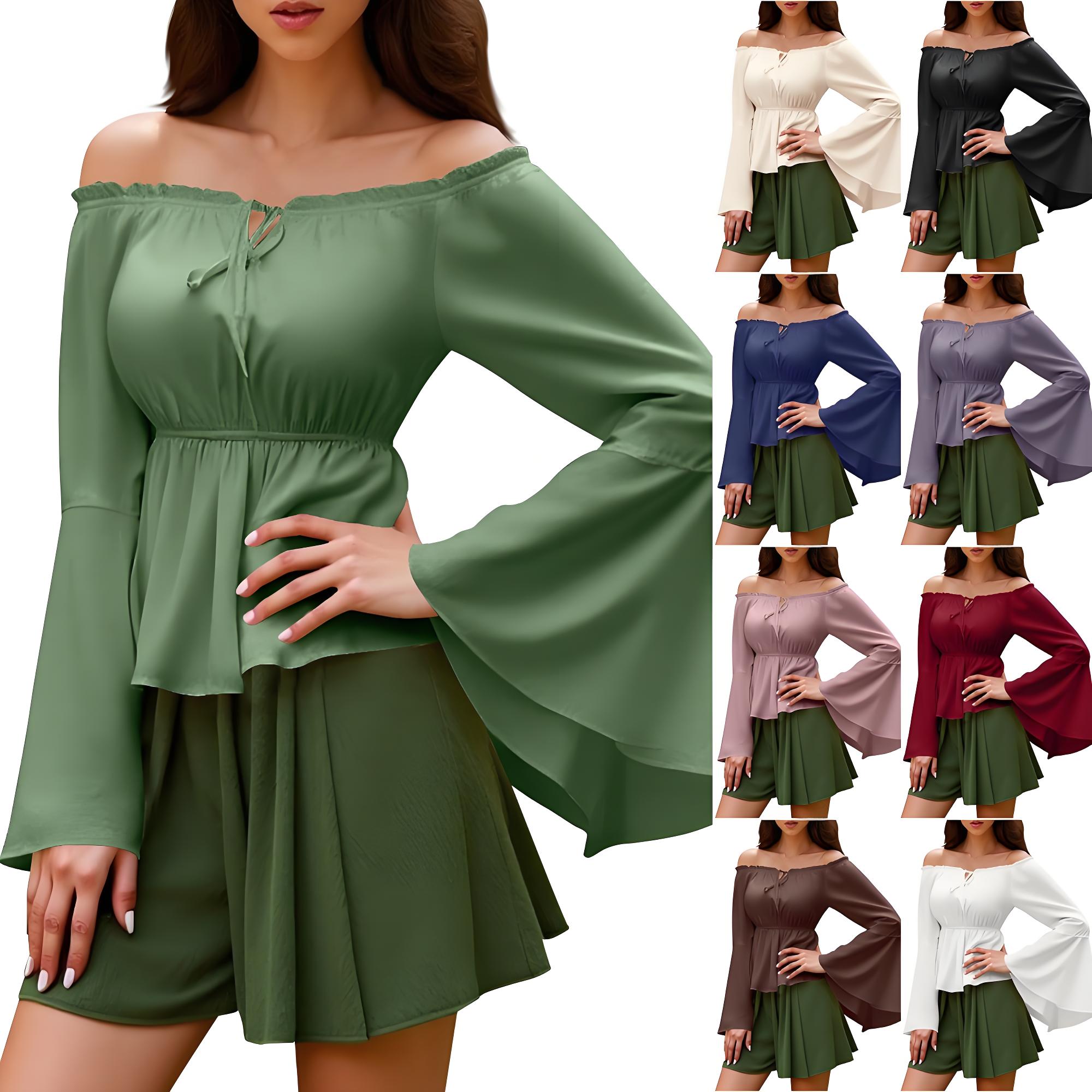 Chemisier Renaissance pour fem - Off Shoulder Blouse avis et prix