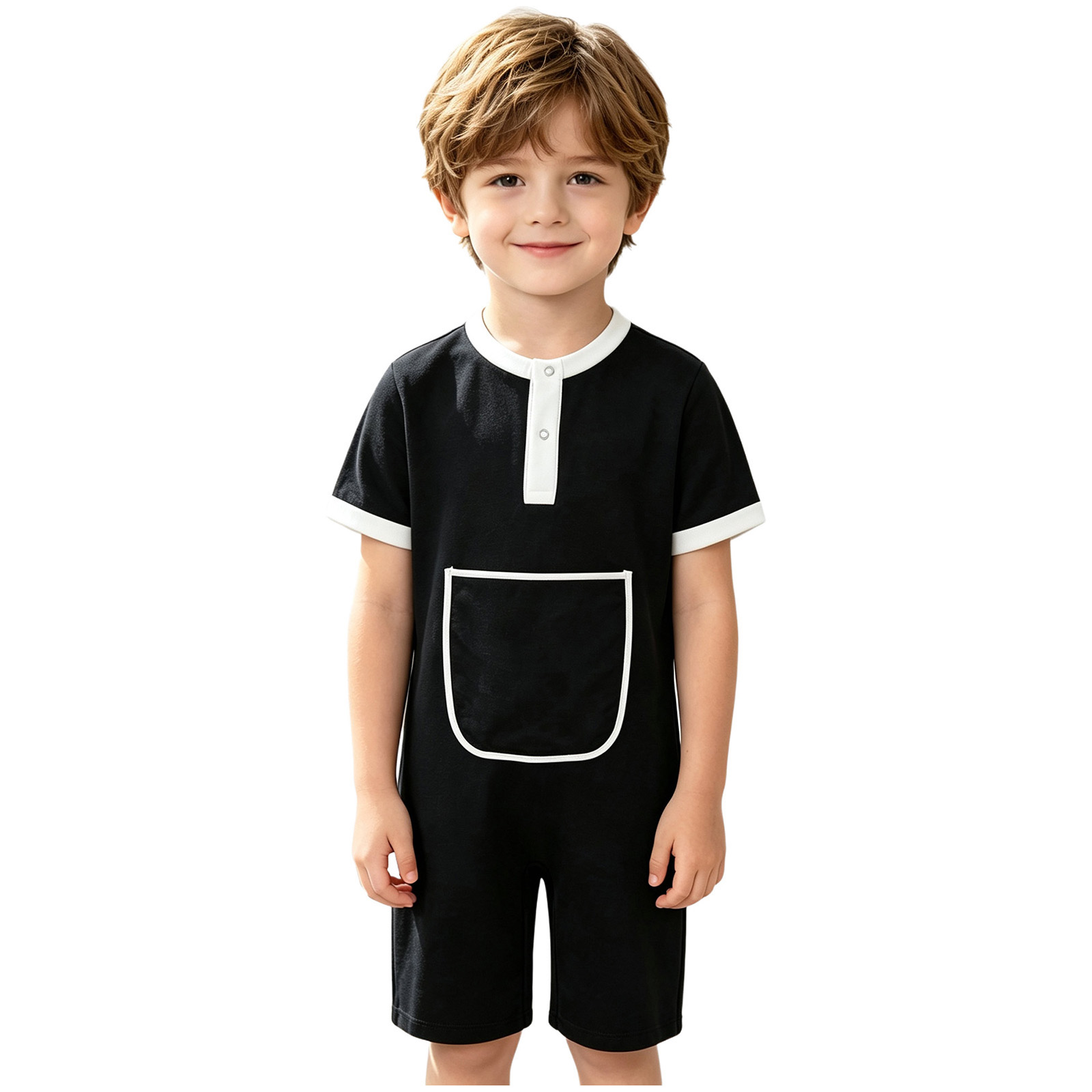 Combinaison à boutons pour enf - Summer Clothing Boys avis et prix