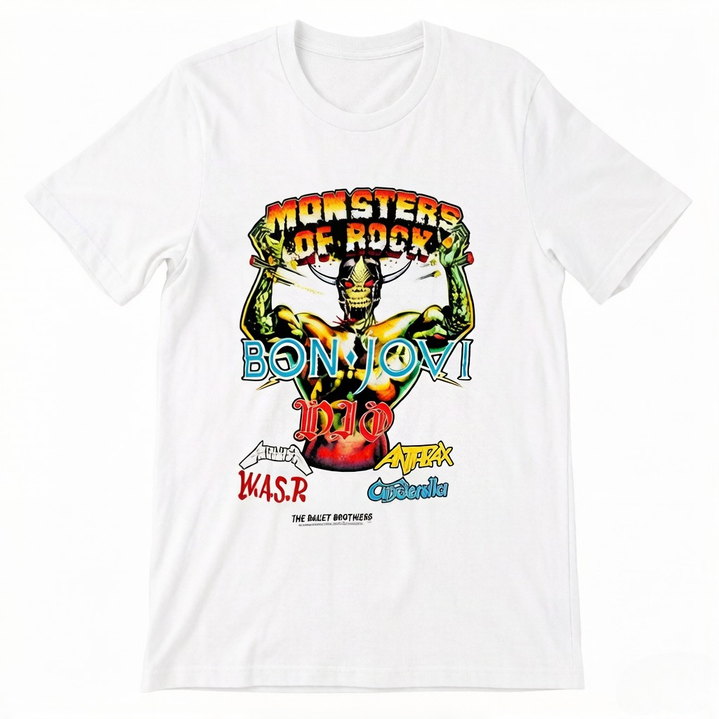 T-shirt d'été MONSTERS OF ROCK - Summer Clothing Women Uk avis et prix
